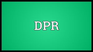 "What is DPR meaning"